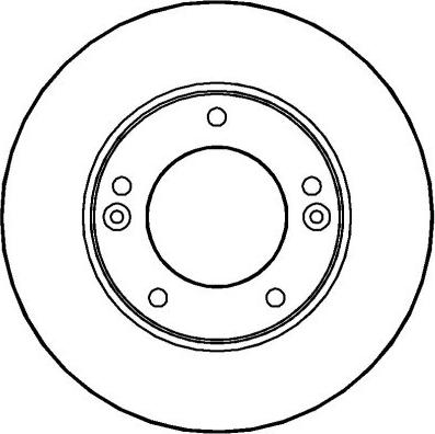 National NBD1245 - Тормозной диск autospares.lv