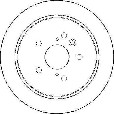 CAR DSK2581 - Тормозной диск autospares.lv