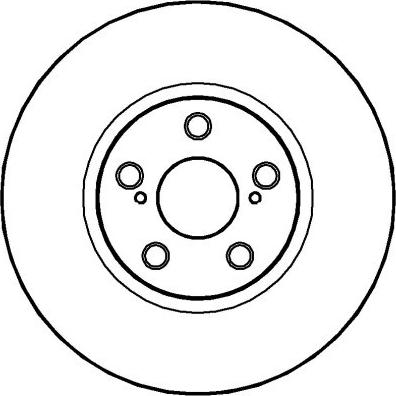 Delphi BG711 - Тормозной диск autospares.lv