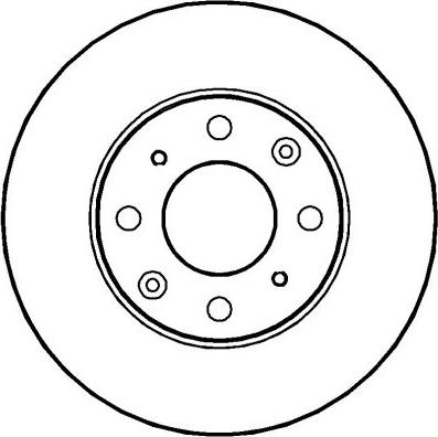 National NBD1225 - Тормозной диск autospares.lv