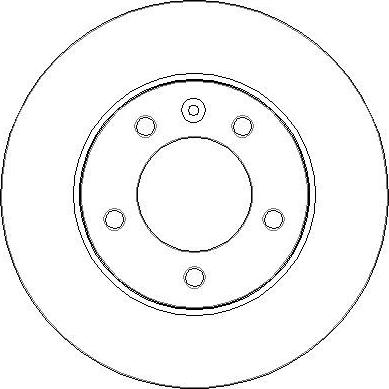 DJ Parts BD2718 - Тормозной диск autospares.lv