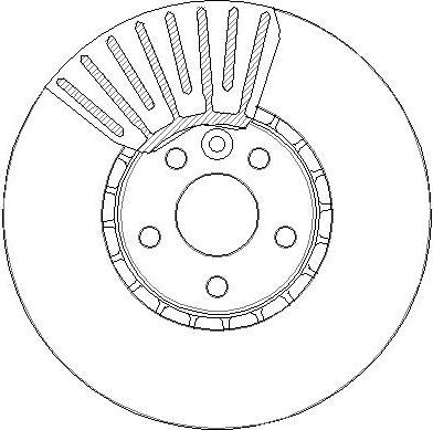 NiBK RN1505 - Тормозной диск autospares.lv