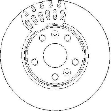 Juratek REN181 - Тормозной диск autospares.lv