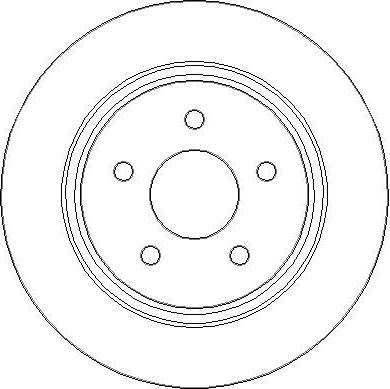 CAR BS 6027 - Тормозной диск autospares.lv