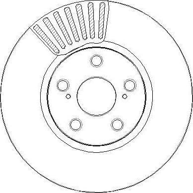 National NBD1725 - Тормозной диск autospares.lv