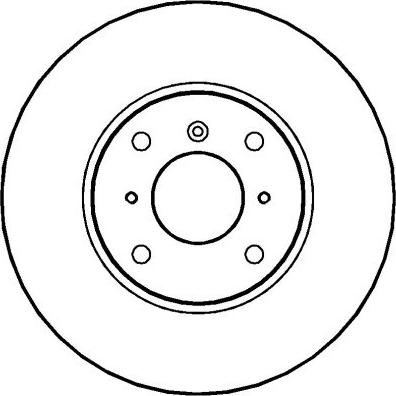 E.T.F. 19-P2234 - Тормозной диск autospares.lv