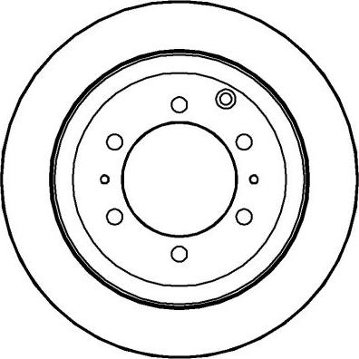 NATIONAL NBD833 - Тормозной диск autospares.lv