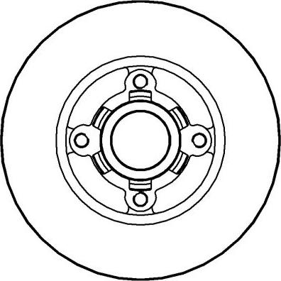 NATIONAL NBD344 - Тормозной диск autospares.lv