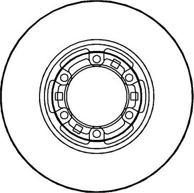 NATIONAL NBD364 - Тормозной диск autospares.lv