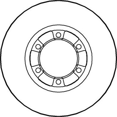 Triscan 8120 42117 - Тормозной диск autospares.lv