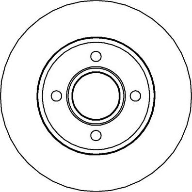 NATIONAL NBD301 - Тормозной диск autospares.lv