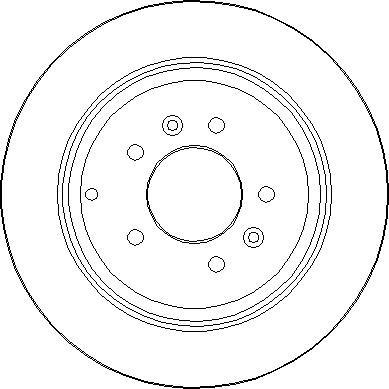 National NBD333 - Тормозной диск autospares.lv