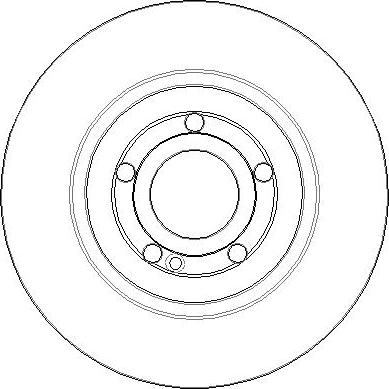 National NBD2008 - Тормозной диск autospares.lv