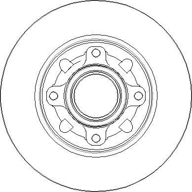 National NBD2070 - Тормозной диск autospares.lv