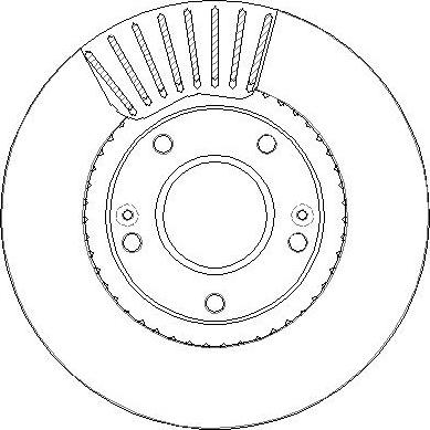 National NBD2165 - Тормозной диск autospares.lv