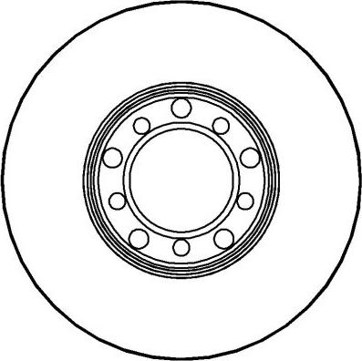 Breco BS 7869 - Тормозной диск autospares.lv