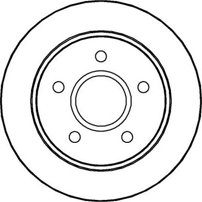 Rotinger RT 1034 T5 - Тормозной диск autospares.lv