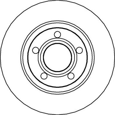NATIONAL NBD708 - Тормозной диск autospares.lv