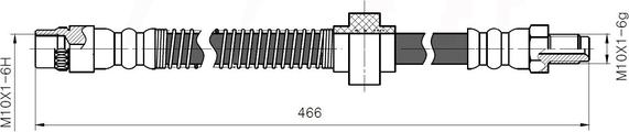 National NBH6024 - Тормозной шланг autospares.lv