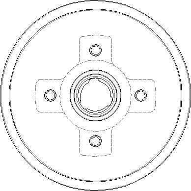 National NDR043 - Тормозной барабан autospares.lv