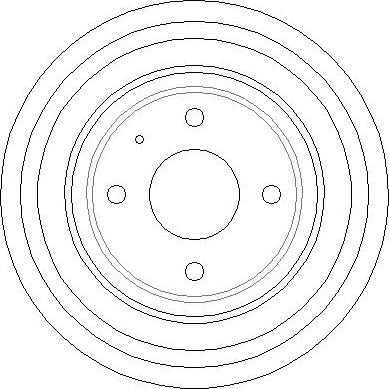 NATIONAL NDR008 - Тормозной барабан autospares.lv