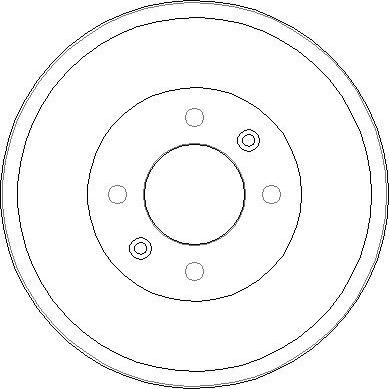 National NDR036 - Тормозной барабан autospares.lv