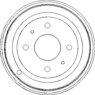 National NDR027 - Тормозной барабан autospares.lv