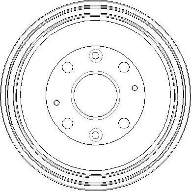 NATIONAL NDR195 - Тормозной барабан autospares.lv