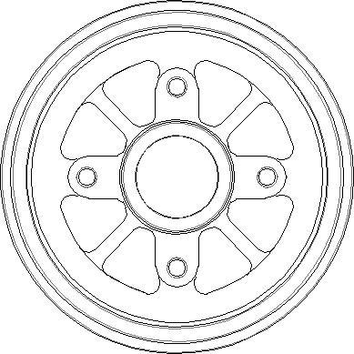 National NDR152 - Тормозной барабан autospares.lv