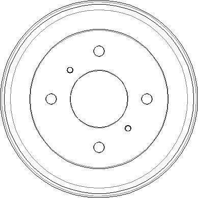 National NDR347 - Тормозной барабан autospares.lv