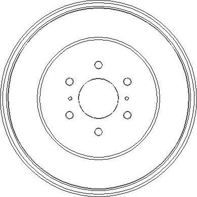 National NDR364 - Тормозной барабан autospares.lv