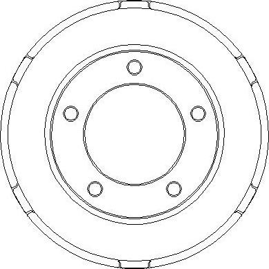 National NDR331 - Тормозной барабан autospares.lv