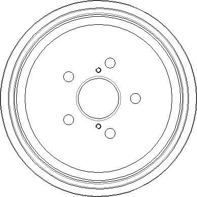 NATIONAL NDR320 - Тормозной барабан autospares.lv