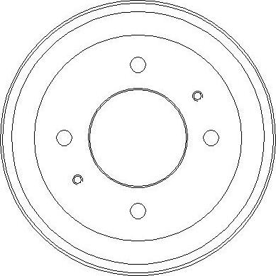 National NDR299 - Тормозной барабан autospares.lv