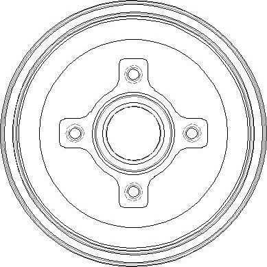 National NDR243 - Тормозной барабан autospares.lv