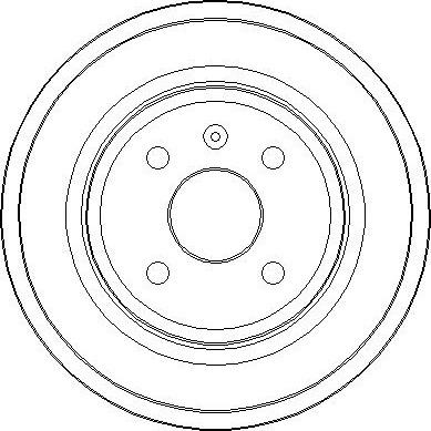 National NDR261 - Тормозной барабан autospares.lv