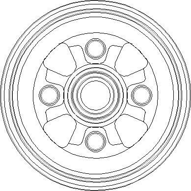 National NDR209 - Тормозной барабан autospares.lv