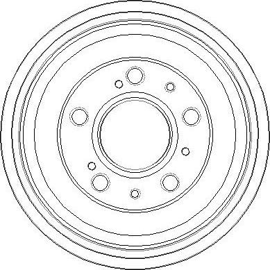 National NDR214 - Тормозной барабан autospares.lv