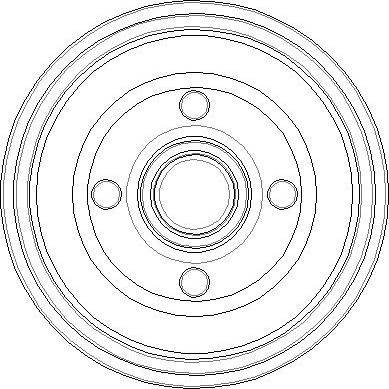 National NDR229 - Тормозной барабан autospares.lv