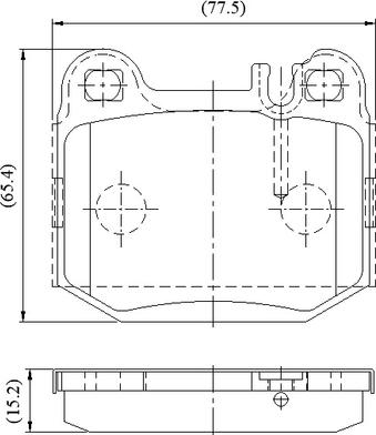 National NP3090 - Тормозные колодки, дисковые, комплект autospares.lv