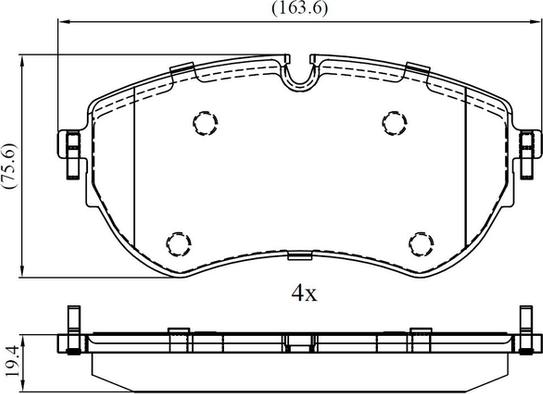 National NP3008 - Тормозные колодки, дисковые, комплект autospares.lv