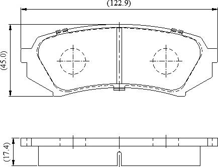 National NP3084 - Тормозные колодки, дисковые, комплект autospares.lv