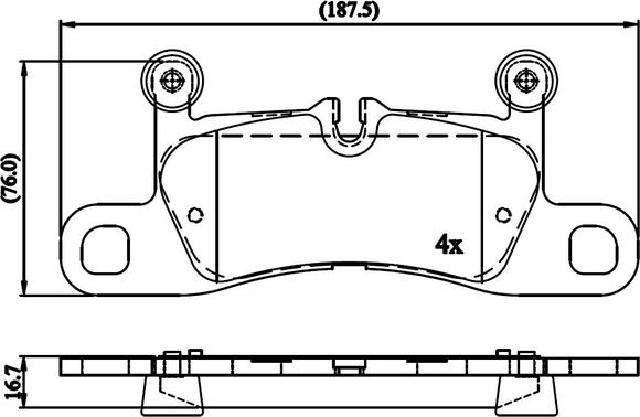 National NP3039 - Тормозные колодки, дисковые, комплект autospares.lv