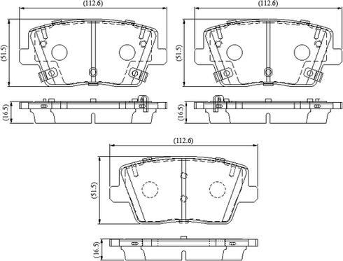 National NP3108 - Тормозные колодки, дисковые, комплект autospares.lv