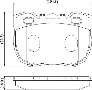 National NP3102 - Тормозные колодки, дисковые, комплект autospares.lv