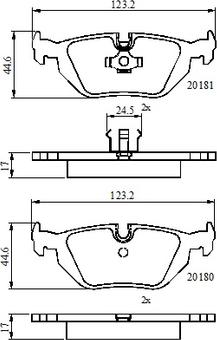 National NP3113 - Тормозные колодки, дисковые, комплект autospares.lv