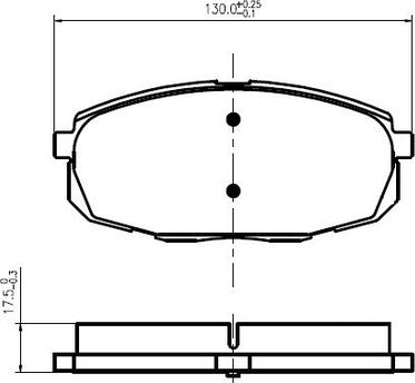 Hyundai 58101-M0A10  oe - Тормозные колодки, дисковые, комплект autospares.lv