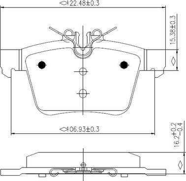 National NP2953 - Тормозные колодки, дисковые, комплект autospares.lv