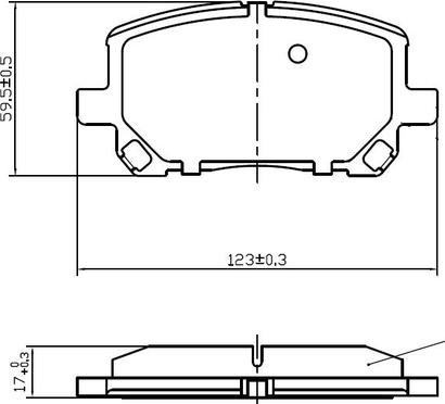 National NP2981 - Тормозные колодки, дисковые, комплект autospares.lv