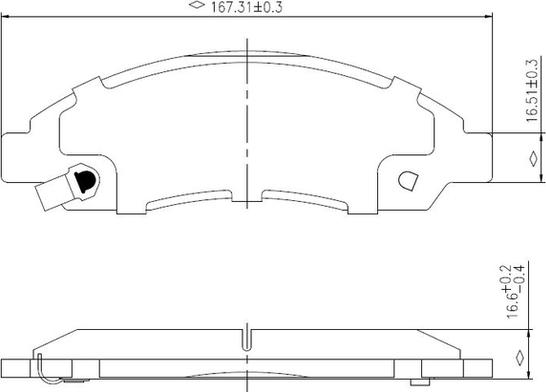 National NP2978 - Тормозные колодки, дисковые, комплект autospares.lv